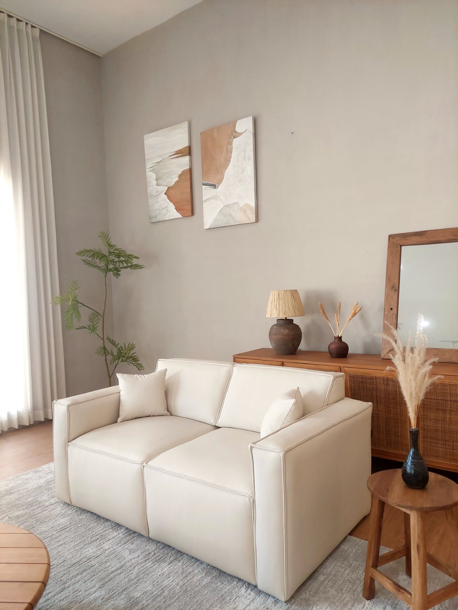 Nolan Sofa in a bright living room