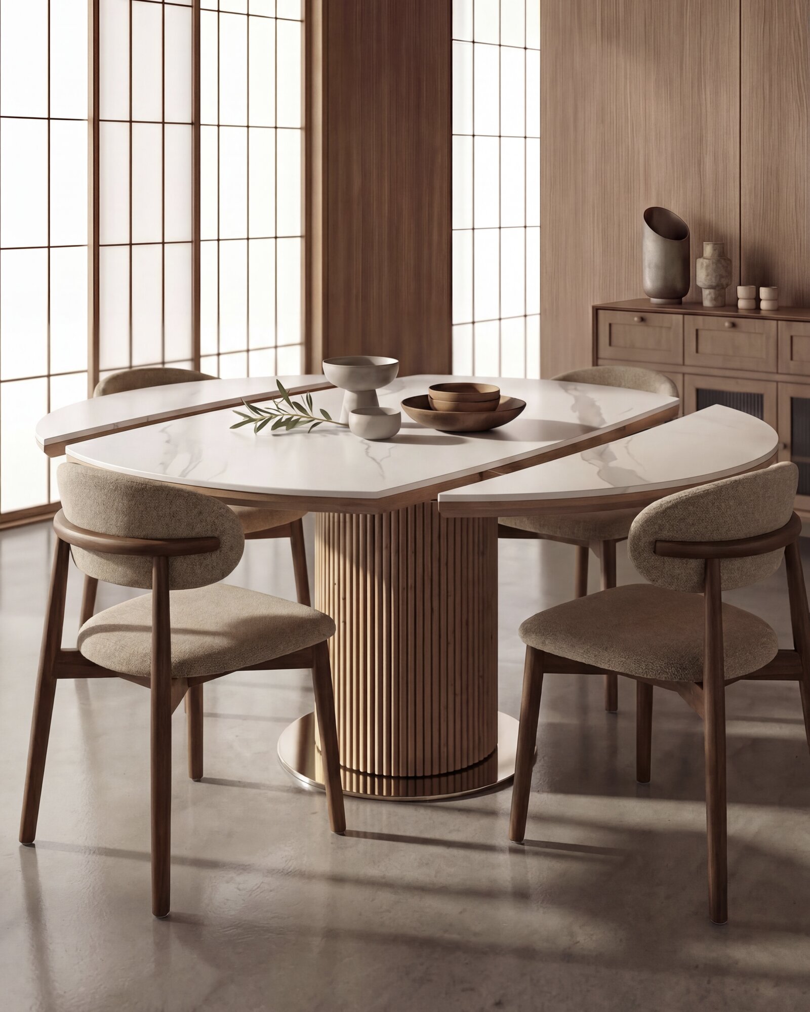 Nora Extendable Dining Table | Son&Bear Singapore