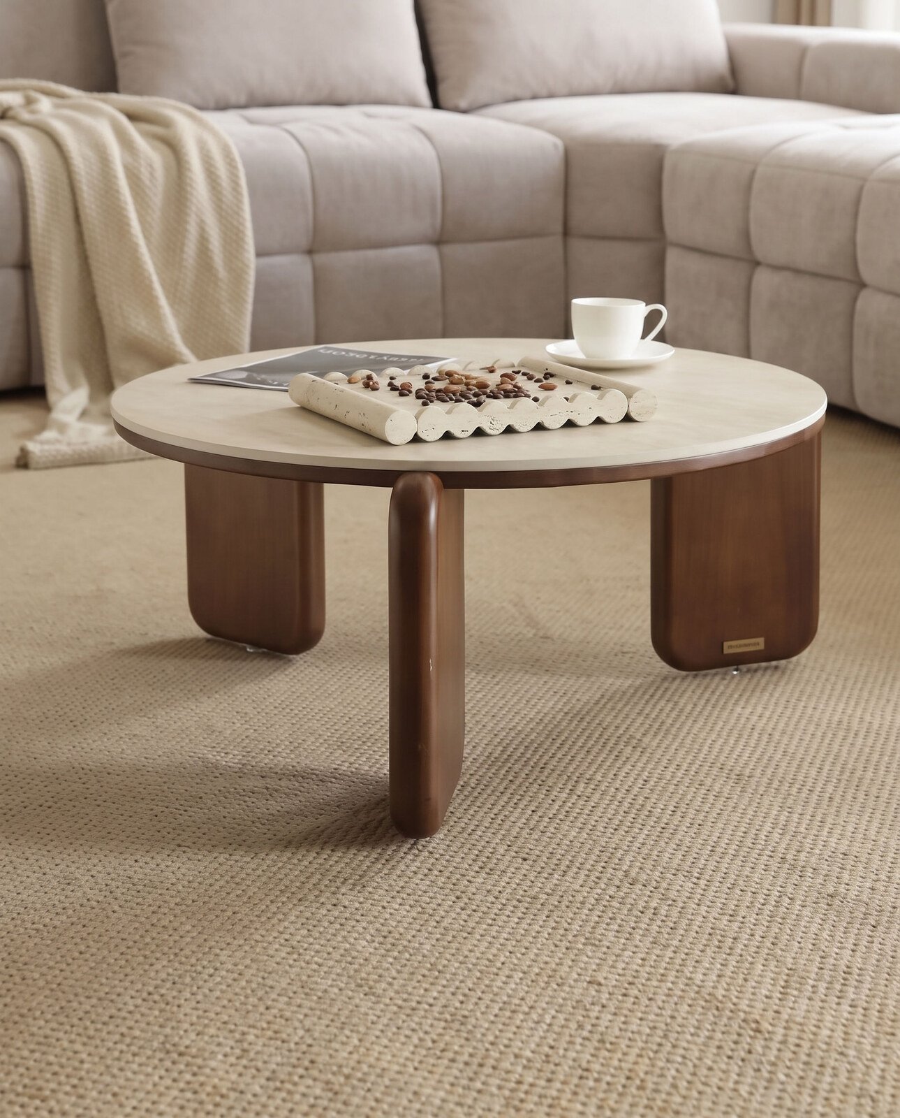 Roku in Sintered Stone/Walnut